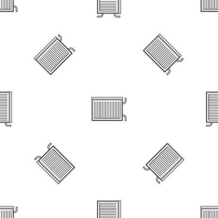 Modern radiator icon. Outline illustration of modern radiator vector icon for web design isolated on white backgroundのイラスト素材