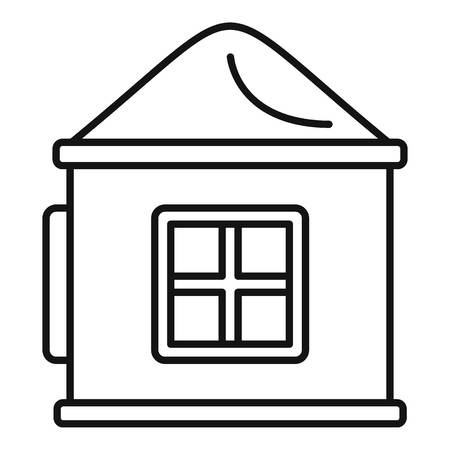 Plastic kid play house icon, outline styleの写真素材