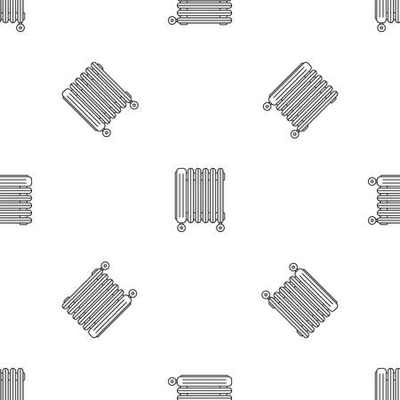 Oil radiator icon. Outline illustration of oil radiator vector icon for web design isolated on white backgroundのイラスト素材