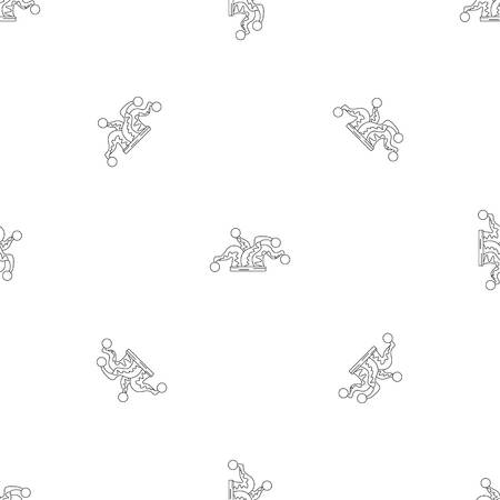 Clown jester icon. Outline illustration of clown jester vector icon for web design isolated on white backgroundのイラスト素材