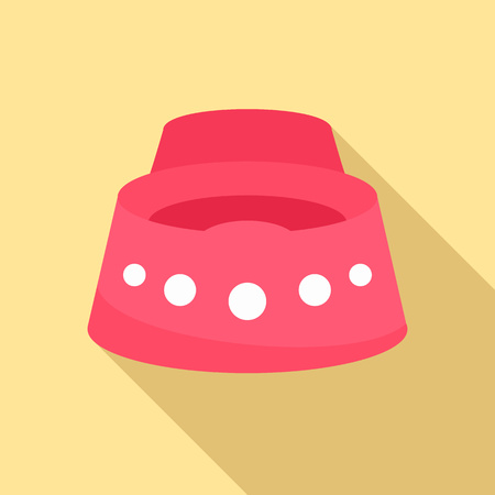 Colored baby potty icon, flat styleのイラスト素材