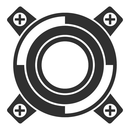 Gearbox releaser icon, simple styleのイラスト素材
