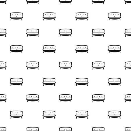 Retro old sofa pattern seamless vector repeat geometric for any web designのイラスト素材