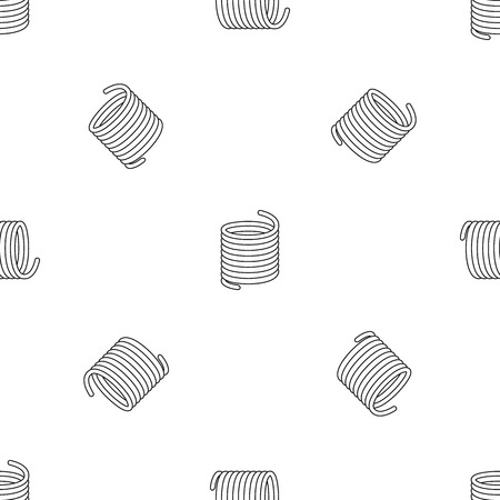 Flexible cable pattern seamless vector repeat geometric for any web designのイラスト素材