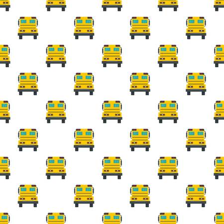 Back of school bus pattern seamless vector repeat for any web designのイラスト素材