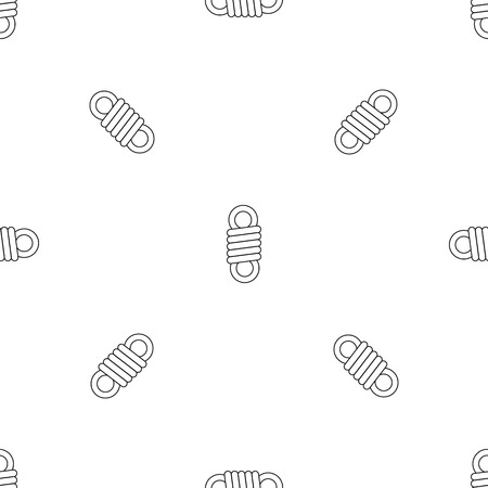 Double spring coil pattern seamless vector repeat geometric for any web designのイラスト素材
