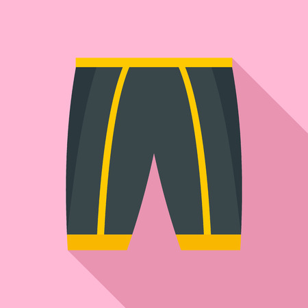 Bike shorts icon. Flat illustration of bike shorts vector icon for web designのイラスト素材