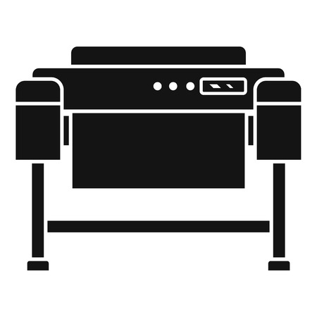 Printer plotter icon, simple styleのイラスト素材