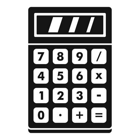 Calculator icon, simple styleのイラスト素材