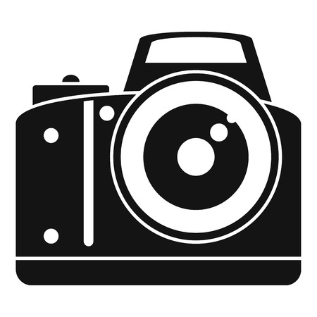 Professional camera icon, simple styleのイラスト素材