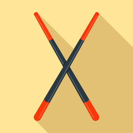Chopsticks icon, flat styleのイラスト素材