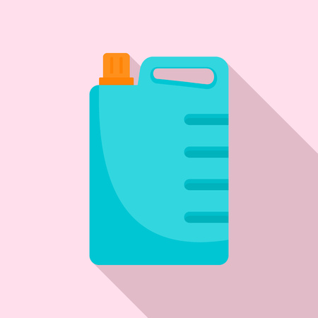 Cleaner canister icon, flat styleのイラスト素材