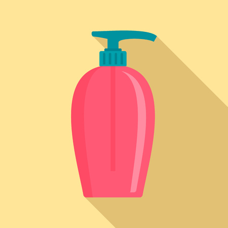 Soap dispenser icon, flat styleのイラスト素材