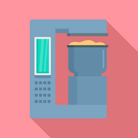 Factory bakery equipment icon. Flat illustration of factory bakery equipment vector icon for web designのイラスト素材
