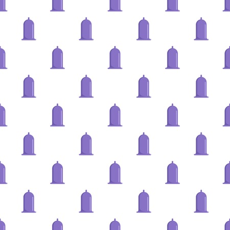 Purple condom pattern seamless vector illustrationのイラスト素材