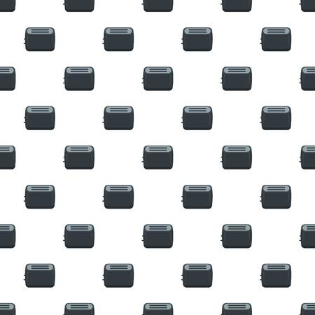 Toaster pattern seamless vector illustrationのイラスト素材