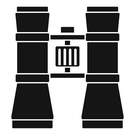 Theatre binocular icon, simple styleのイラスト素材