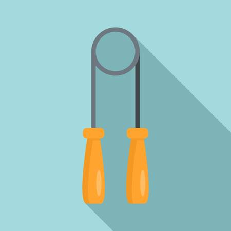 Hand spring gym icon. Flat illustration of hand spring gym vector icon for web designのイラスト素材