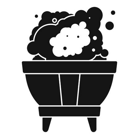 Magic smoke bowl icon, simple styleのイラスト素材
