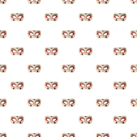 Clown mask pattern seamless vector repeat for any web designのイラスト素材