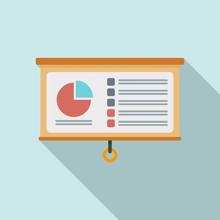 Management graph pie icon. Flat illustration of management graph pie vector icon for web designのイラスト素材