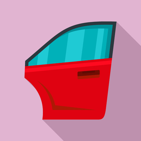 Car door icon. Flat illustration of car door icon for web designの写真素材