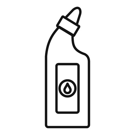 Cleaning bottle icon, outline styleの写真素材