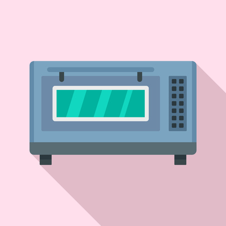 Factory bakery oven icon, flat styleの写真素材