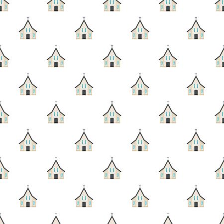 Easter church pattern seamless vector repeat for any web designのイラスト素材