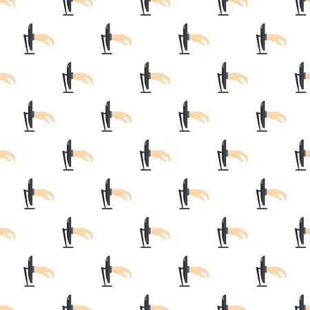 Hacker pattern seamless vectorのイラスト素材