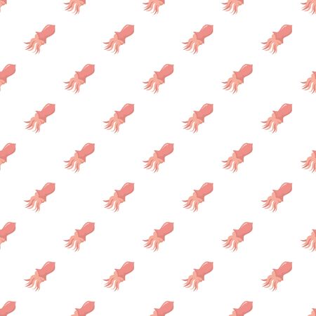 Squid pattern seamless vectorのイラスト素材