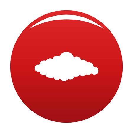 Fluffy cloud icon, vector illustrationのイラスト素材