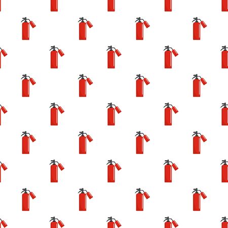 Extinguisher pattern seamless, vector illustrationのイラスト素材