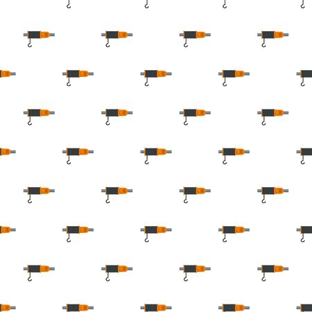 Machinery hook pattern seamless, vector illustrationのイラスト素材