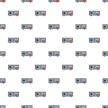 Switched equipment pattern seamless, vector illustrationのイラスト素材