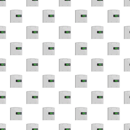 Ecology equipment pattern seamless, vector illustrationのイラスト素材
