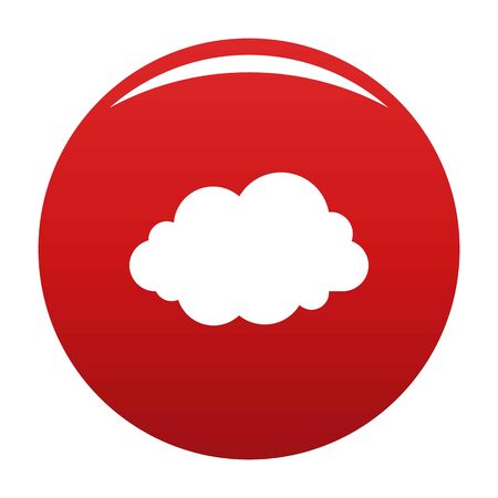 Wavy cloud icon, vector illustrationのイラスト素材