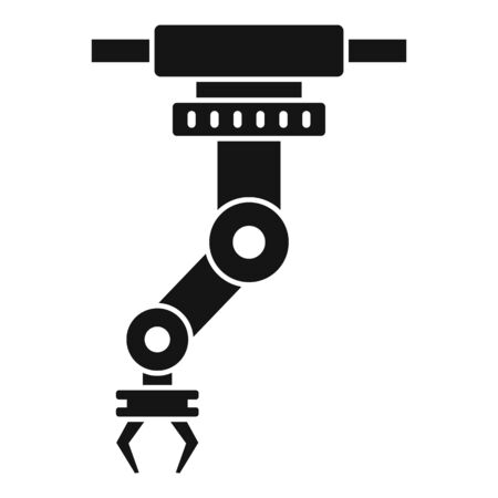 Car robot hand icon, simple styleの写真素材