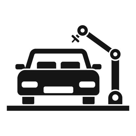 Car factory production icon, simple styleの写真素材