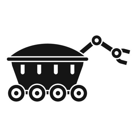 Space icon, simple styleの写真素材