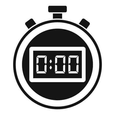 Sport stopwatch icon, simple styleの写真素材