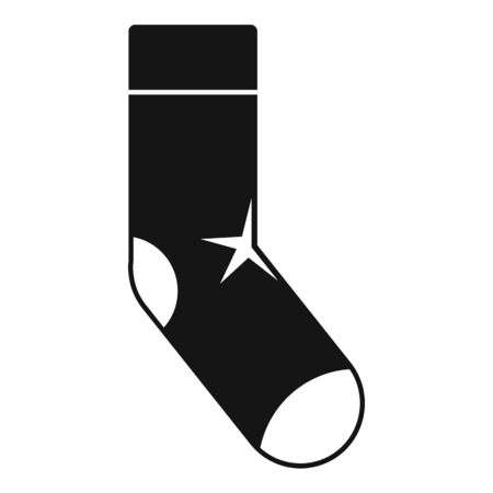 Sport sock icon, simple styleの写真素材