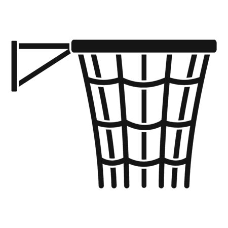 Basketball basket icon, simple styleの写真素材