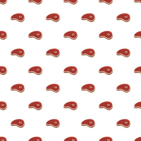 Ham steak pattern seamless repeat for any web designの写真素材