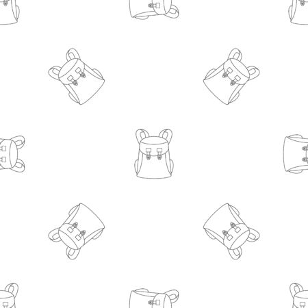 Universal backpack pattern seamless repeat geometric for any web designの写真素材
