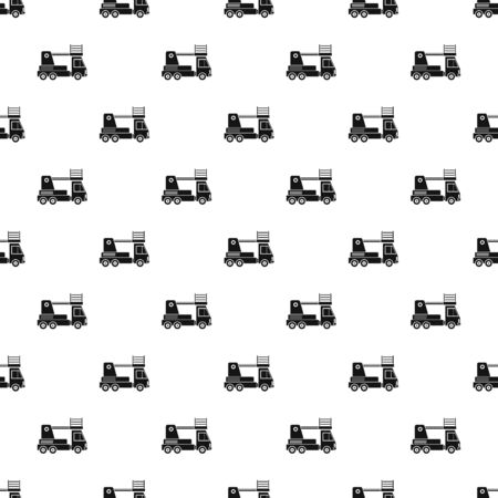 Lift truck pattern seamless repeat geometric for any web designの写真素材