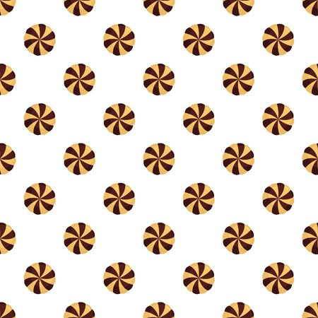 Sweet biscuit pattern seamless repeat for any web designの写真素材