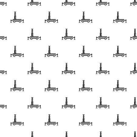 Hydraulic crane pattern seamless repeat geometric for any web designの写真素材
