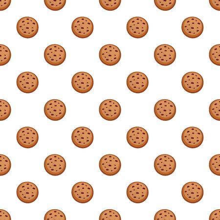 Filled biscuit pattern seamless repeat for any web designの写真素材