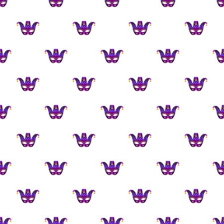 Jester mask pattern seamless repeat for any web designの写真素材